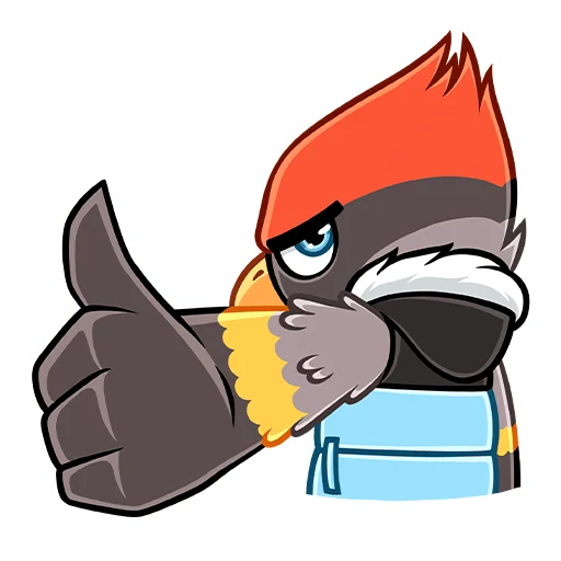 Стикер Щегол