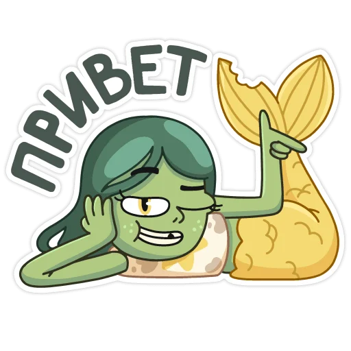 Стикер Голди