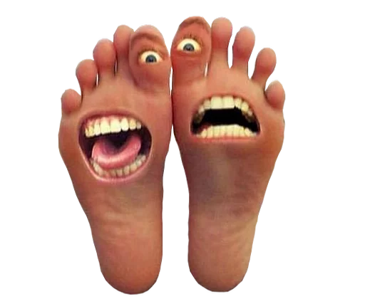 Стикер Happy feet