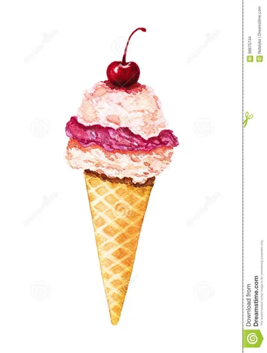 Стикер Мороженое