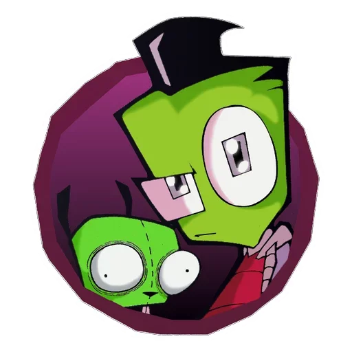 Стикер Invader Zim