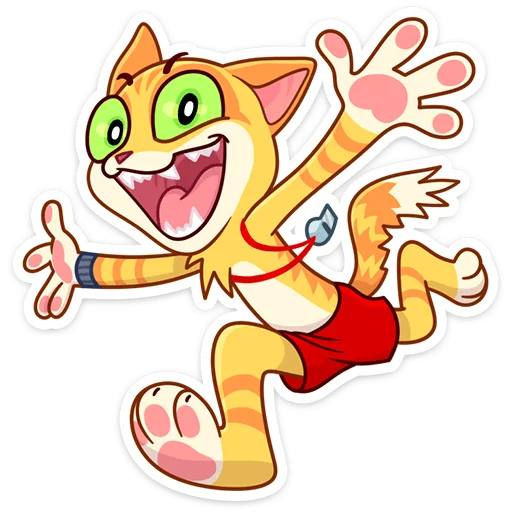 Стикер Котик Ирвин