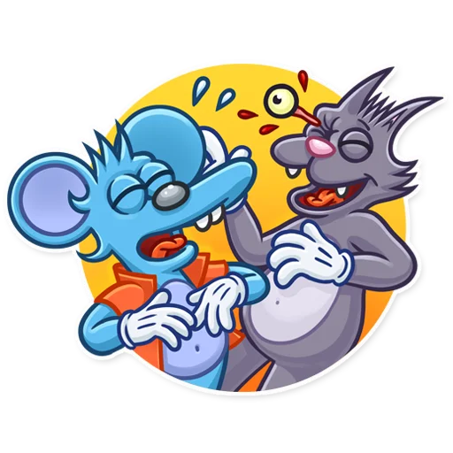 Стикер The Itchy and Scratchy