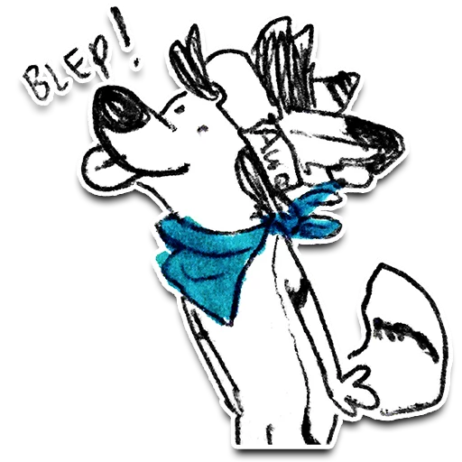 Стикер Jib Kodi Doodles