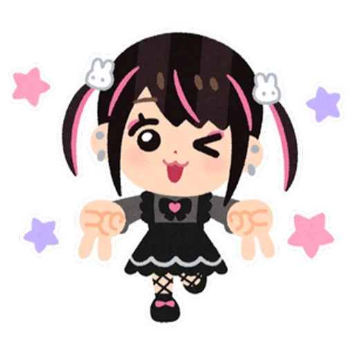 Стикер jirai chan