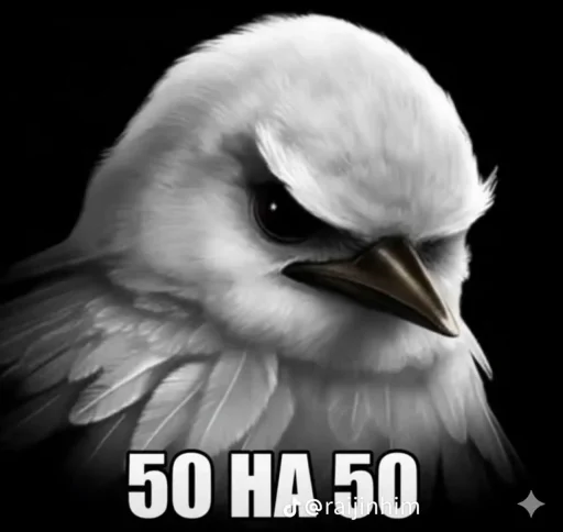 Стикер Блотные и крутые птички🏳️