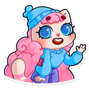 Стикер Карамелька