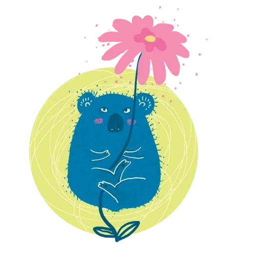 Стикер Keep calm like Koala