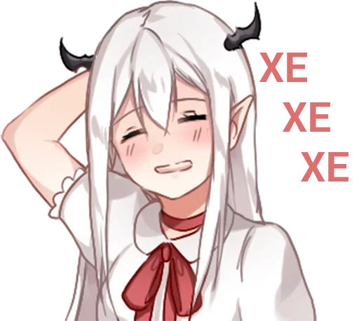 Стикер Эльфийка