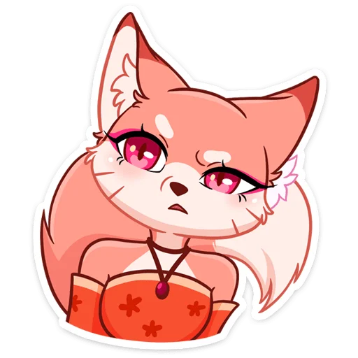 Стикер Кицунэ Аи