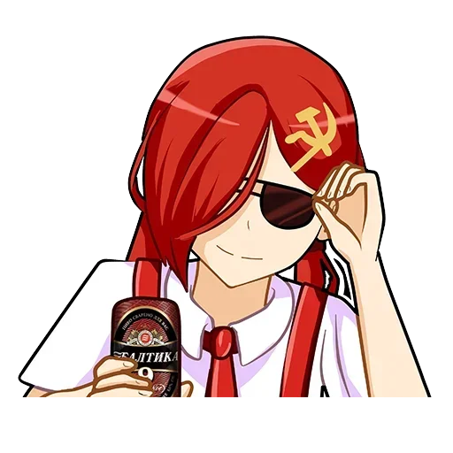 Стикер Коммунизм Тян