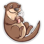 Стикер Выдра