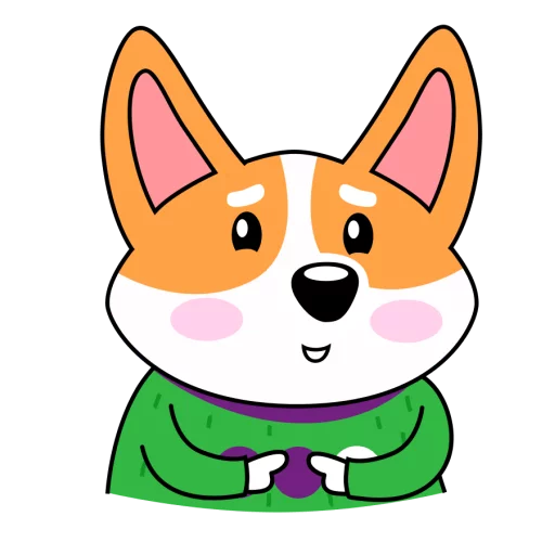 Стикер Коржик