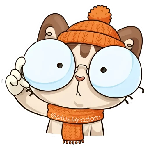 Стикер Котик