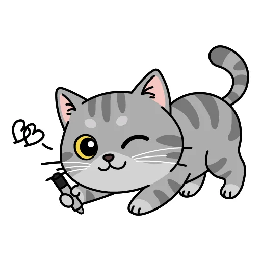 Стикер Котики