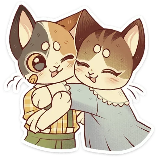 Стикер Лапка и Пломбир