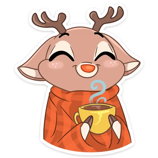 Стикер Новогодний Лифи