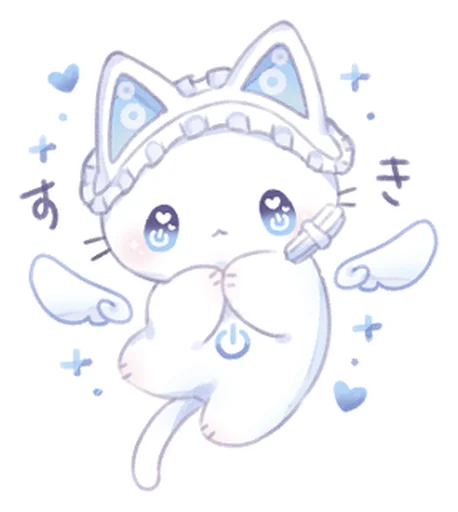Стикер cute cat