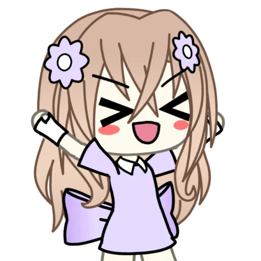 Стикер lisa purple