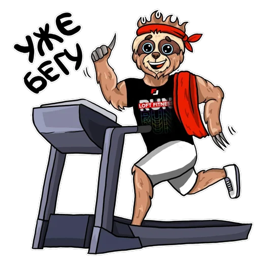 Стикер Loft Fitness