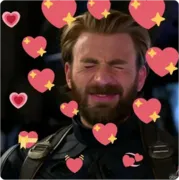 Стикер lovely marvel heroes