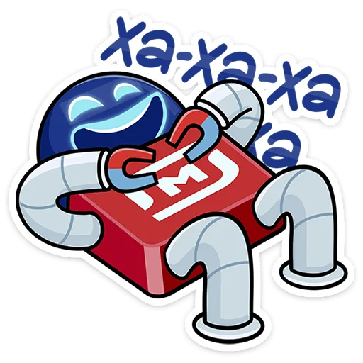 Стикер Робот М-3000 из Магнита