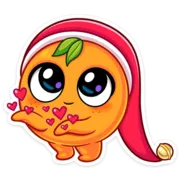 Стикер Мандаринка