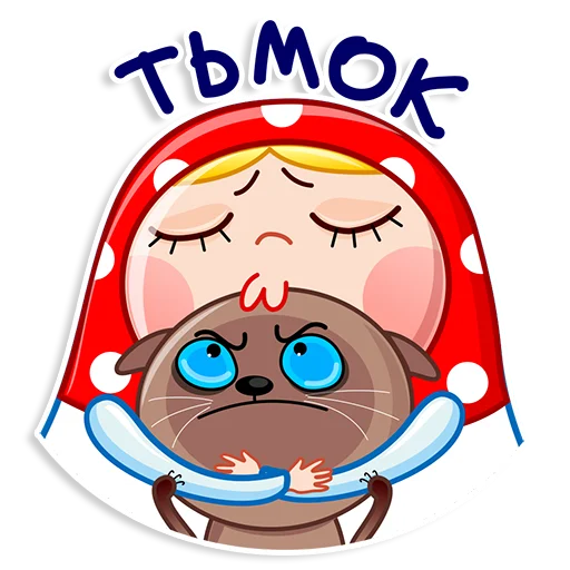 Стикер Матрёшка