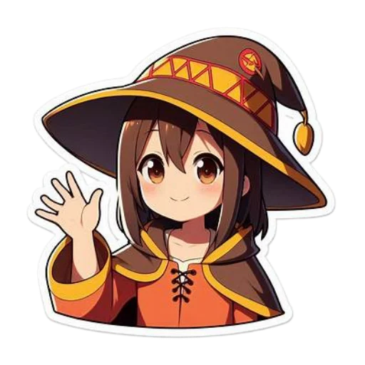 Стикер Megumin