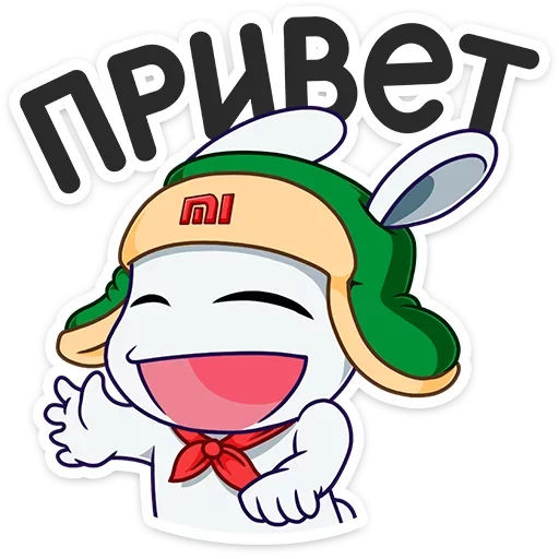 Стикер Кролик Mi Rabbit