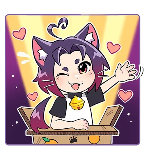 Стикер Мини Милшу без текста