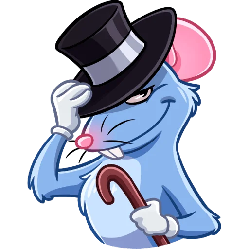 Стикер Мистер Крыс Без Текста