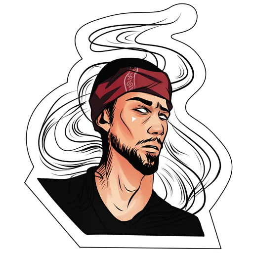 Стикер MNOGOZNAAL X GLOBAL RAVE