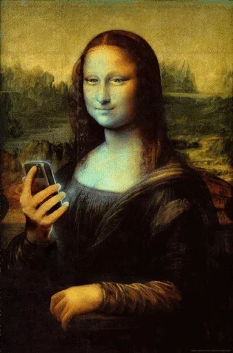 Стикер Mona Lisa