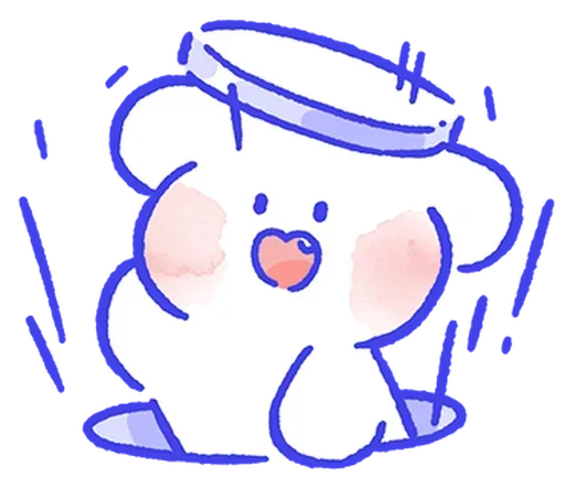 Стикер lovely mongmong