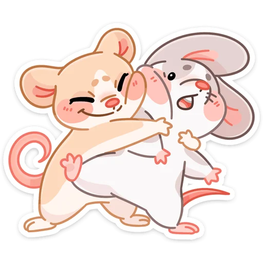 Стикер Обнимышки