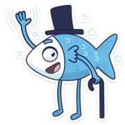 Стикер mr. Fish