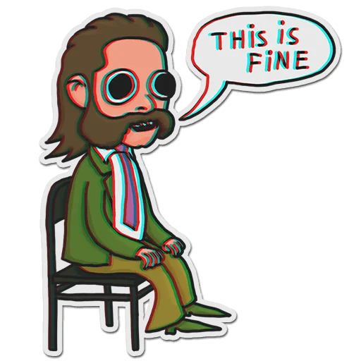 Стикер muzyka dyskotekowa