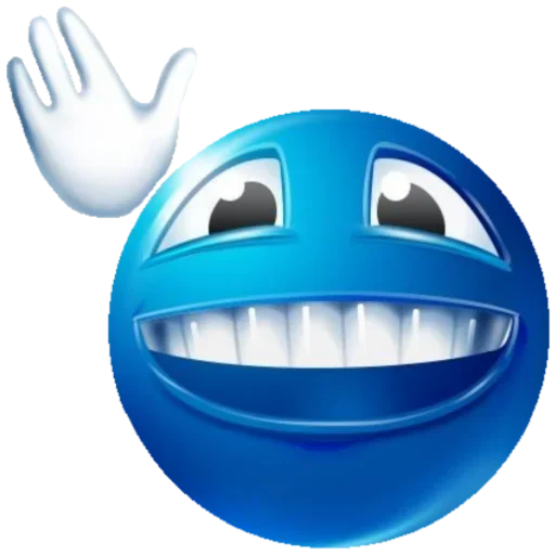 Стикер Blue faces