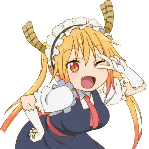 Стикер Kobayashi-san Chi no Maid Dragon