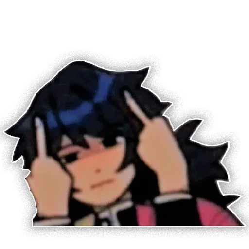 Стикер Demon Slayer MEME 2