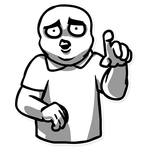 Стикер Awkward