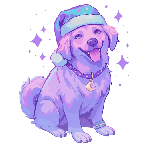 Стикер новогодние звери