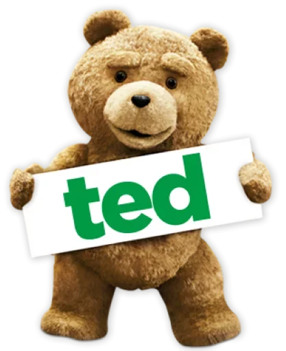 Стикер TED