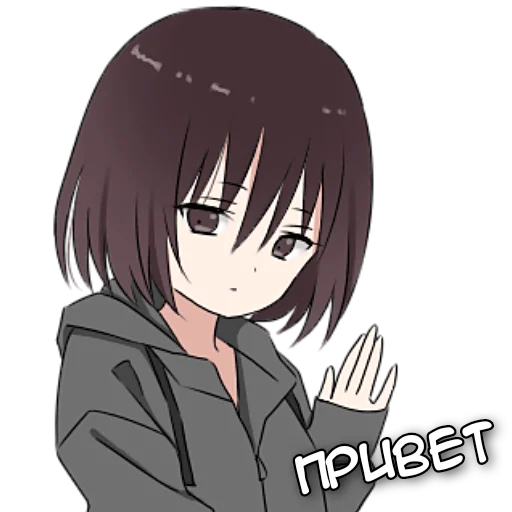 Стикер Аямэ тян
