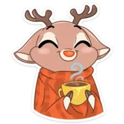 Стикер Новогодний Лифи