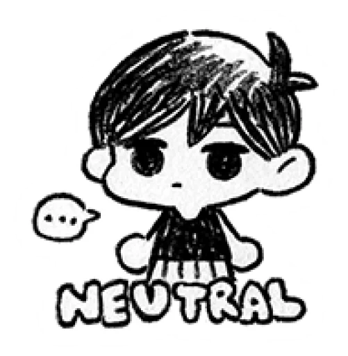 Стикер Official Omori Stickers (OMOCAT)
