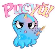 Стикер Осминорожка из художки