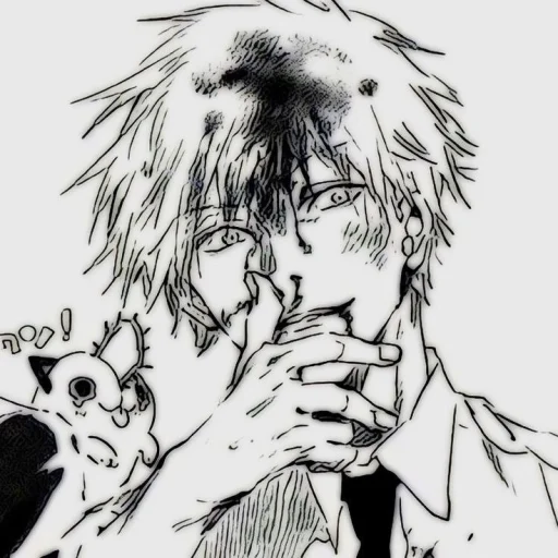 Стикер Denji Chainsaw man
