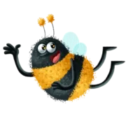 Стикер Пчелка Бзз